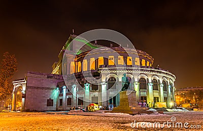 Opera theater in Yerevan Stock Photo