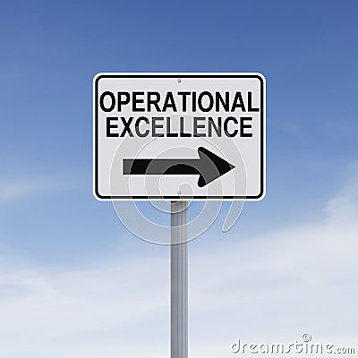 Operational Excellence Stock Photo