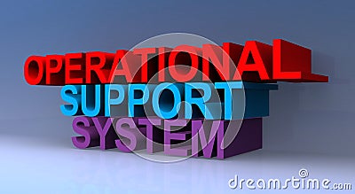 Operational support system Stock Photo