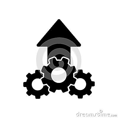 Operations icon vector. workflow illustration sign. work flow symbol. automate logo. Cartoon Illustration