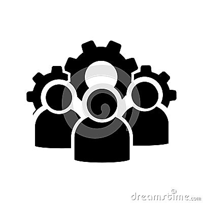 Operations icon vector. workflow illustration sign. work flow symbol. automate logo. Vector Illustration