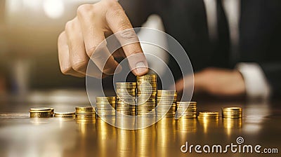 Operations manager implementing new efficiencies Stock Photo