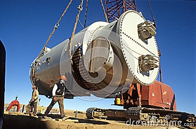 Operator Southern California Edison Solar Power Plant Editorial Stock Photo