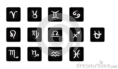 Ophiuchus. 13th signs zodiac horoscope hand drawn vector Vector Illustration