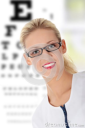 Ophthalmologist Stock Photo