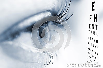 Ophthalmologist concept. Stock Photo