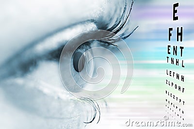 Ophthalmologist concept. Stock Photo