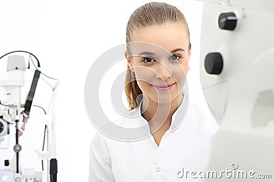 Ophthalmologist Stock Photo