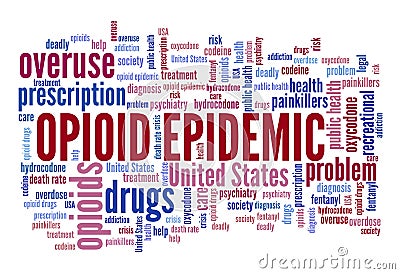 Opioid epidemic crisis Stock Photo