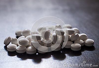 Opioid and prescription medication addiction epidemic or crisis Stock Photo