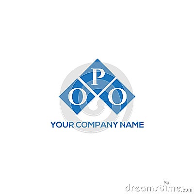 OPO letter logo design on white background. OPO creative initials letter logo concept. OPO letter design Vector Illustration