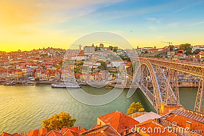 Oporto aerial view Stock Photo