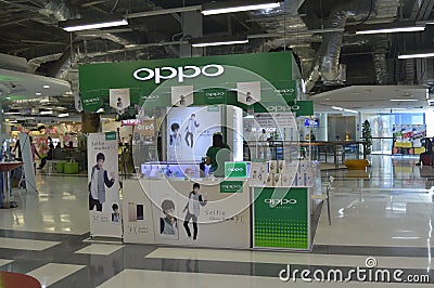 OPPO Smart Phone shop Editorial Stock Photo