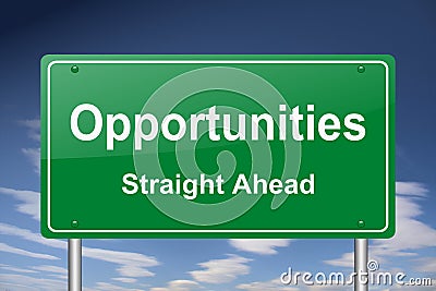 Opportunities sign Stock Photo