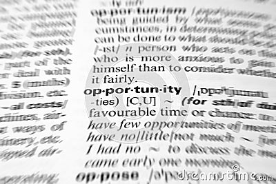 Opportunity Stock Photo