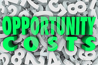 Opportunity Costs Resource Allocation Priority Tasks Projects Stock Photo