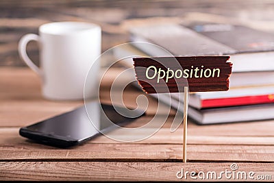 Opposition Stock Photo