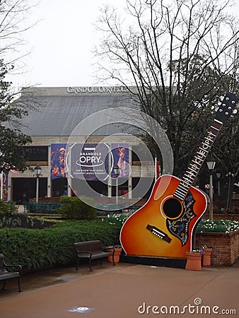 Opry Guitar Editorial Stock Photo