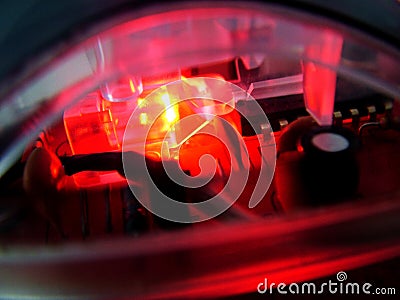 Optic mouse Stock Photo