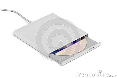 Optical disc drive Stock Photo