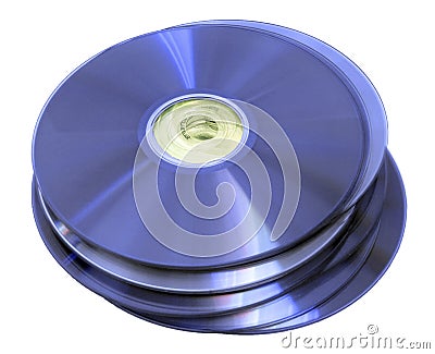 Optical discs Stock Photo