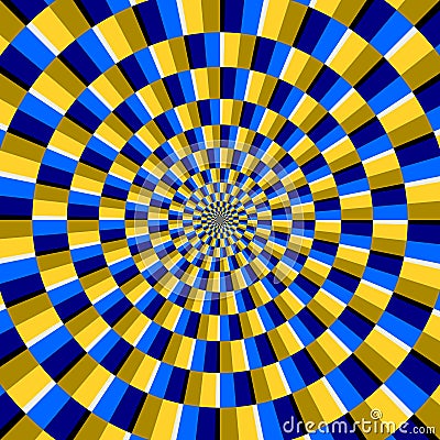 Optical illusion Stock Photo