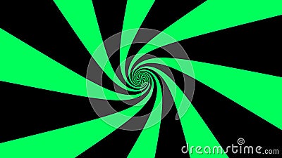 Optical illusion art animation of psychedelic lines twisting in a spiral. Design. Concept of introduction to hypnosis. Stock Photo