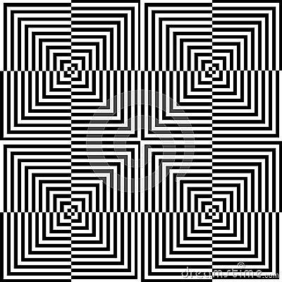 Optical illusion for hypnotherapy Vector Illustration