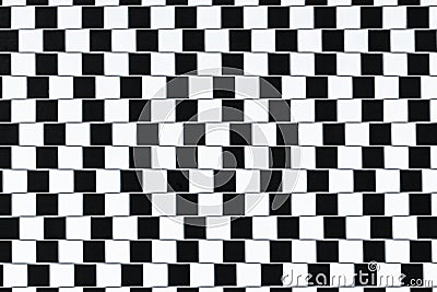 Optical Illusion Lines Stock Photo