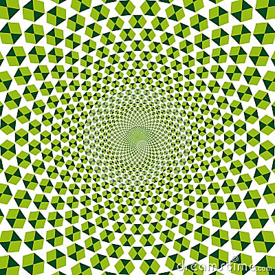 Optical illusion (Vector) Vector Illustration