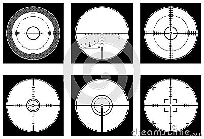 Optical sight Vector Illustration