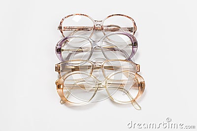 Optical vintage glasses isolated Stock Photo