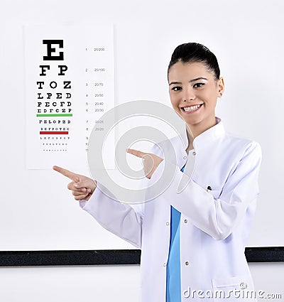 Optician / Optometrist Stock Photo