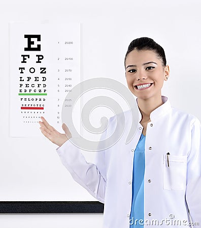 Optician / Optometrist Stock Photo