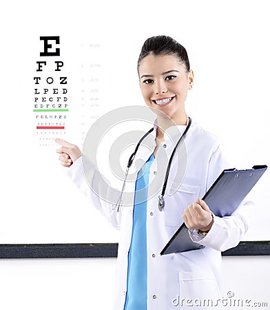 Optician / Optometrist Stock Photo