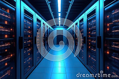Optimized Web Hosting Configuration Stock Photo