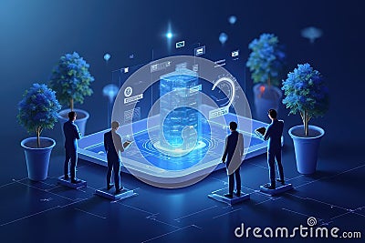 Optimized Web Hosting and Litespeed Technology Stock Photo