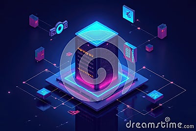 Optimized WordPress Web Hosting Stock Photo