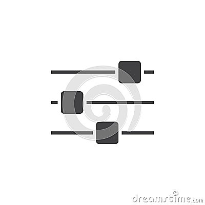 Options icon , settings solid logo, pictogram isolated on Cartoon Illustration