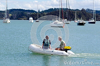 Opua marina at the Bay of Islands New Zealand Editorial Stock Photo