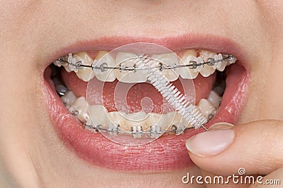 Oral hygiene Stock Photo