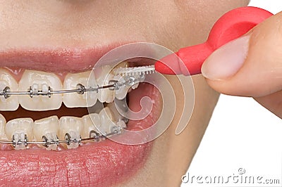 Oral hygiene Stock Photo