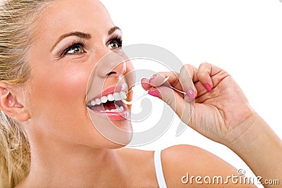 Oral hygiene Stock Photo