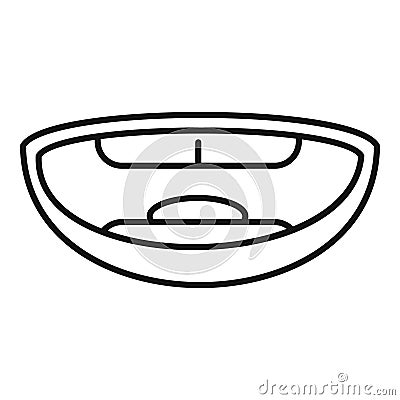 Oral idiom infancy icon outline vector. Care lips oral Vector Illustration