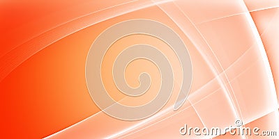 Orange Abstract background with curves lines Stock Photo