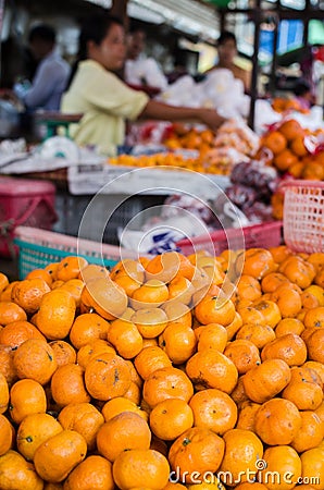 Orange being sell at local market Editorial Stock Photo