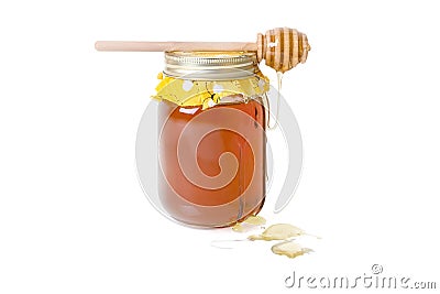 Orange Blossom Honey Stock Photo