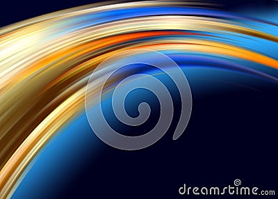 Orange blue abstract Stock Photo