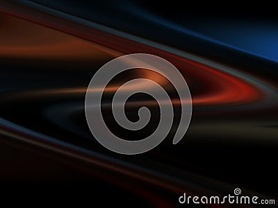 Orange blue dark soft sky waves abstract texture and design Stock Photo