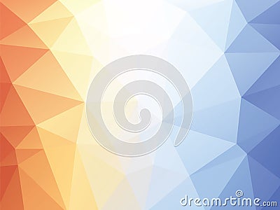 Orange blue texture background Vector Illustration